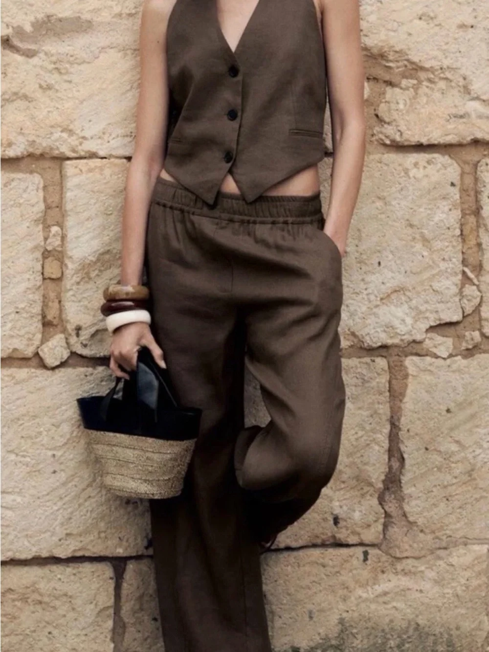 Zara (Coordinating Set) PANTS & VEST (NWT)